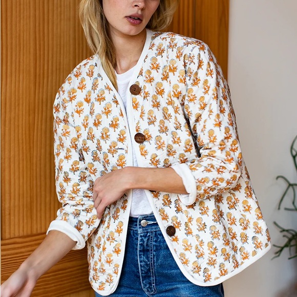 Emerson Fry India Collection quilted jacket. 100% organic cotton. - Picture 2 of 4